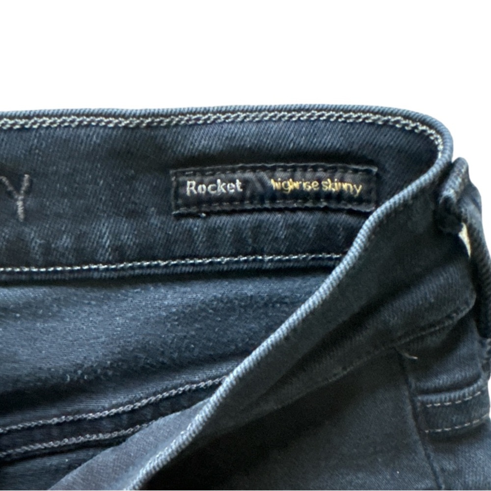 CITIZENS OF HUMANITY Rocket High Rise Skinny Dark Wash Denim Jeans - Picture 3 of 8
